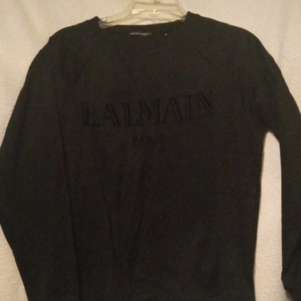 Balmain Dark Gray Sweatshirt